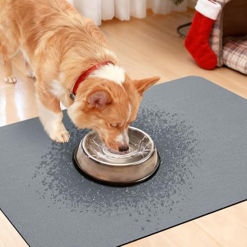 ACCUMTEK Non Slip Bath Mat, Thin Bathroom Rugs Fit Under Door, Quick Dry Bath Mats, Machine Washable Bath Rugs for Bathroom, Bathtub & Kitchen, Bathtub & Kitchen, Grey/Solid/2 Piece - color: Grey, size: 24"x17"+ 24"x20" Contour Rug