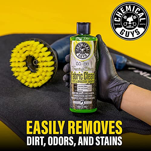 Chemical Guys Foaming Citrus Fabric Clean Carpet & Upholstery Cleaner (Car Carpets, Seats & Floor Mats), Safe for Cars, Home, Office, & More, Extra Large Size 32 fl oz, Citrus Scent - CWS20332 - size: 32 Fl Oz (Pack of 1)