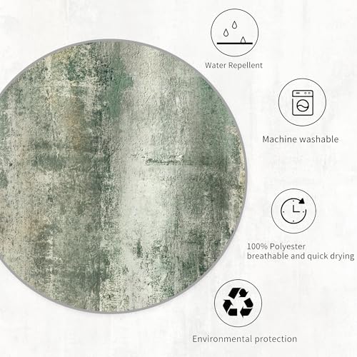 Miyotaa Abstract Sage Green Modern Shower Curtain Set 60Wx71H Inches Minimalist Neutral Contemporary Aesthetic Art Waterproof Bathroom Curtain with 12 Hooks - color: Sage Green Aesthetic, size: 60"W x 71"L (Pack of 1)