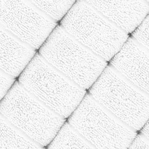 Classic Turkish Towels CTT Luxury Hand Towels for Bathroom Set of 4, 100% Turkish Cotton, Quick Dry & Comfy Towels for Hotel & Spa, Highly Absorbent | 20"x32" (White) - color: White, size: 4-Piece Hand Towel Set