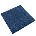 Non-Slip Bath Rug,Extra Soft Microfiber Bedroom Shag Carpet with Anti-Slip Backing,Water/Dust Absorbent Fast Dry Shower Mat,Sound Insulated Stairs Pad,Machine Washable (NavyBlue,24 x 24 Inches) - color: Navyblue, size: 2' x 2' (Rectangular)