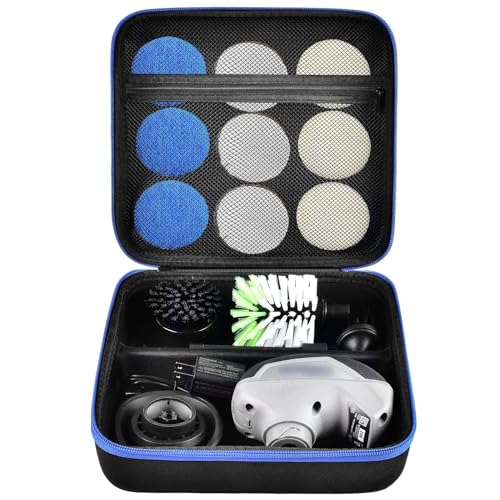PAIYULE Case for Dremel Versa Power Scrubber Kit Cleaning Tool PC10-07/ PC360-5 Grout Brush, Bathroom Shower Scrub Kitchen & Bathtub Cleaner Holder for More Kinds Spin Scrubbers, Sponge Pads(Box Only)