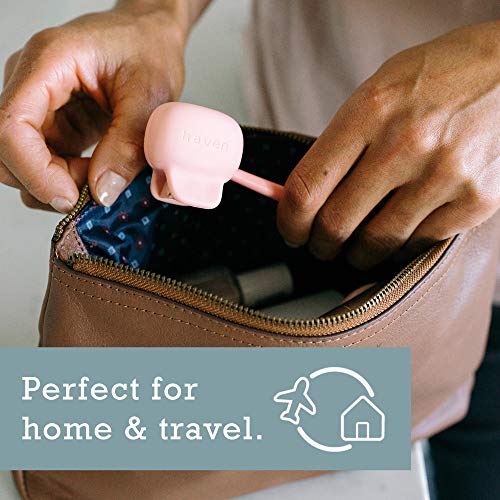 Haven Toothbrush Cover Family Pack - Fits Electronic and Manual Toothbrushes - Travel Toothbrush Case Holders - Set of 6 Tooth Brush Protectors (White, Blue, Purple, Coral, Teal, Charcoal Gray) - color: Family Pack, size: 6 Count (Pack of 1)