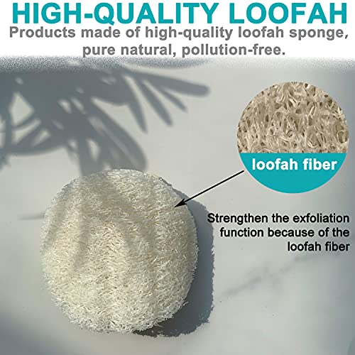 18 pcs/Set Natural Exfoliating Face Pad Loofah Sponge Facial Brush - Makeup Remover - Shower Scrubber - Remove Dead Skin - Body Bath Spa for Men & Women - Renewable Resource - Pack of 18 - size: 1 Count (Pack of 18)