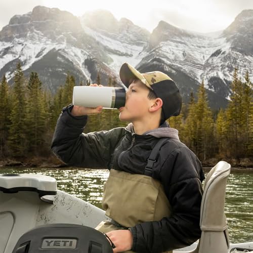 YETI Rambler 12 oz Travel Bottle, Stainless Steel, Vacuum Insulated with Leakproof Commuter Cap, Navy - color: Navy, size: 12 Ounces