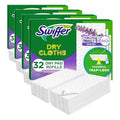 Swiffer Sweeper Dry Sweeping Pad,Multi Surface Refills for Dusters Floor Mop,with Febreze Lavender,32 Count (Pack of 4) - size: 32 Count (Pack of 4)