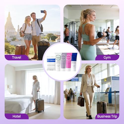 Toiletries Individually Wrapped Set Bulk, Travel Size 1 Fl oz Mini Body Wash Body Lotion Shampoo Conditioner 0.88 oz Bars Soap Toiletry Kit Guest Amenities for Hotel/Shelter/Homeless (Pack of 10) - size: Pack of 10