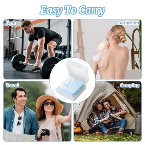 3PCS Travel Soap Case, Soap Holder Container with Draining Pad & Lid, Fits Bars Square, Waterproof Portable Travel Holder for Bathroom Gym Camping Outdoor Use - size: 3PCS