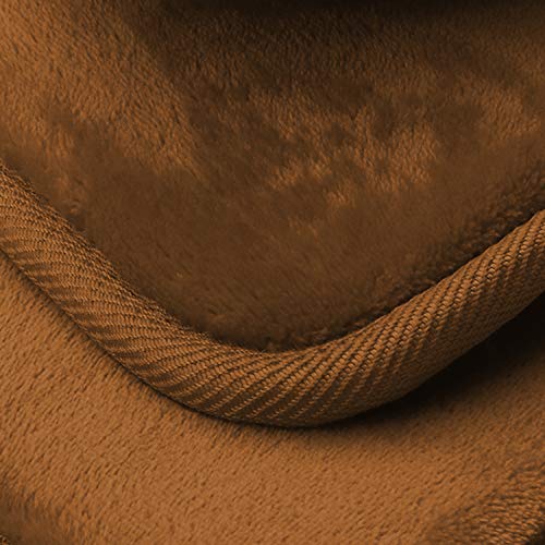 Clara Clark 2 Piece Bathroom Rugs Bath Mat Set, Velvet Memory Foam Bath Mats for Bathroom - Non-Slip, PVC Backing Bath Rugs, Washable - Dries Quickly, Brown - color: Brown, style: 17 x 24 + 20 x 32