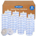 80 Count Toilet Bowl Wand Refills for Clorox - Upgrade 3-Layer Thickened Toilet Bowl Brush Compatible with Clorox Toilet Brushes, Toilet Bowl Cleaners with 5X Cleaning Power, No Falling Apart