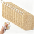10Pcs Kitchen Sponges - Natural, Reusable and Eco-Friendly - Loofah Sponges for Dishes,Pots, Pans, Tableware Everyday Cleaning - Cleaning Sponge for Kitchen, Bathroom, Household