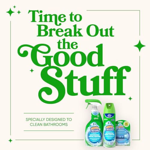 Scrubbing Bubbles Fresh Gel Toilet Bowl Cleaning Stamps, Helps Keep Toilet Clean and Helps Prevent Limescale & Rings, Rainshower Scent, 1 Dispenser with 6 Fresh Gel Stamps - size: 1.34 Ounce (Pack of 1)