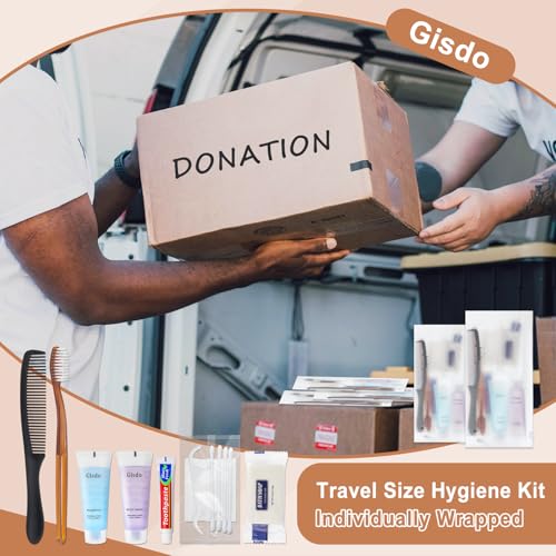 20 Sets Toiletry Kits Homeless Personal Hygiene Kit Bulk Homeless Care Package Supplies Travel Toiletry Kit Homeless Hygiene Kit Bulk for Men Women Charity Disposable Toiletry Kit(10-IN-1) - size: Pack of 20