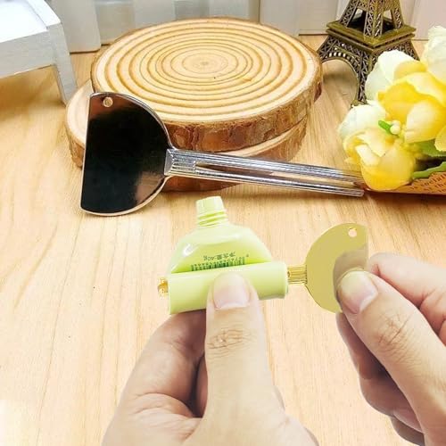 3 Pcs Toothpaste Tube Squeezers,Stainless Steel Toothpaste Squeezer,Metal Manual Dispenser Roller Tube Wringer,Tube Key Tooth Paste Squeezer for Home Toothpaste Paint,Cream, Cosmetic and Hair Dye - color: Silver