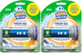Scrubbing Bubbles Fresh Gel Toilet Bowl Cleaning Stamps, Helps Keep Toilet Clean and Helps Prevent Limescale & Rings, Citrus Scent, 1 Dispenser with 6 Fresh Gel Stamps (Pack of 2) - size: 1.34 Ounce (Pack of 2)