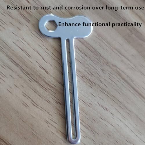 Toothpaste Squeezer, 4 Pcs Metal Tube Squeezer Key Stainless Steel Toothpaste Roller Tube Wringer Multi Functional Hexagon Wrench Bathroom Accessories for Paint Cream Cosmetic and Hair Dye