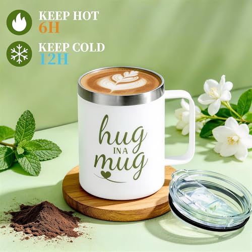 Self Care Package - Get Well Soon Gift Basket for Women & After Surgery Recovery, 11pc Sympathy Feel Better Gift Set with Flannel Blanket & Mug for Mom, Teacher, Wife, Sister, Friend (Green) - color: Green