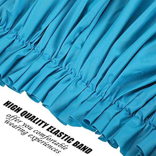 4 Pack Super Jumbo Shower Cap for Women, Extra Large Waterproof Hair Cap for Long Hair, Braids, Dreadlocks, Reusable Bath Caps with Elastic Band(Blank Pattern,Black, Grey, Blue, Red) - color: Black, Grey, Blue, Red