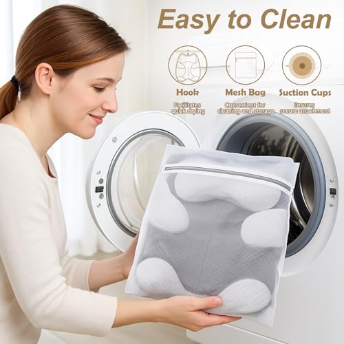 Bath Pillow for Tub Ergonomic Cat Shape Design Bath Pillow for Head and Neck Support SPA Gift Bathtub Pillow 4D Air-Mesh with 7 Suction Cups Washable Gray - size: 16''*18'' Cat Shape