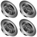 Kitchen Sink Drain Strainer 4 Pack, 304 Stainless Steel Pop Up Sink Stopper, Anti-Clogging Sink Drain Strainer for US Standard Kitchen Drain (Gunmetal Gray) - color: Gunmetal Gray, size: 4 Pack