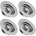 Kitchen Sink Drain Strainer 4 Pack, 304 Stainless Steel Pop Up Sink Stopper, Anti-Clogging Sink Drain Strainer for US Standard Kitchen Drain (SUS304 Brushed) - color: Brushed Sus304, size: 4 Pack