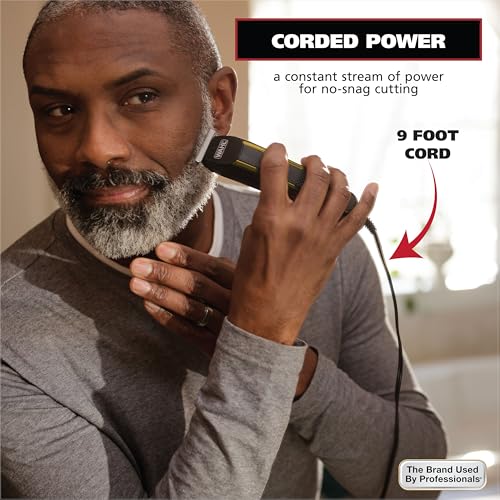 Wahl Edge Pro Bump Free Corded Beard Trimmer for Men Touch Up Trimmer & Grooming Detailer Kit – Perfect for Edging Beards, Mustaches, Hair, & Stubble, – Model 9686-300 - size: 1 Count (Pack of 1)