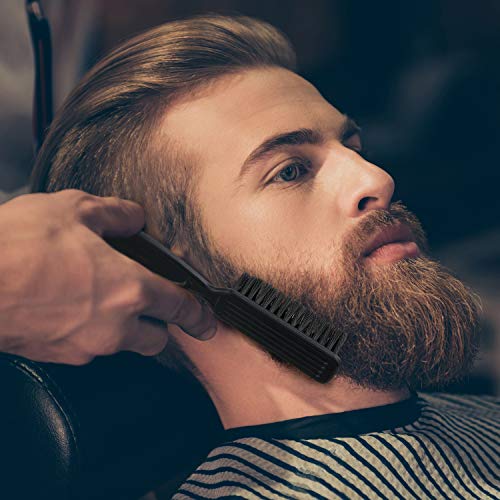 Patelai 6 Pcs Barber Clipper Cleaning Brush Set, Clipper Cleaning Brushes, Barber Accessory Nylon Trimmer Cleaner, Hair Fade Styling Tool, Duster, Manicure, Mini Lightweight(Vibrant Color Set)