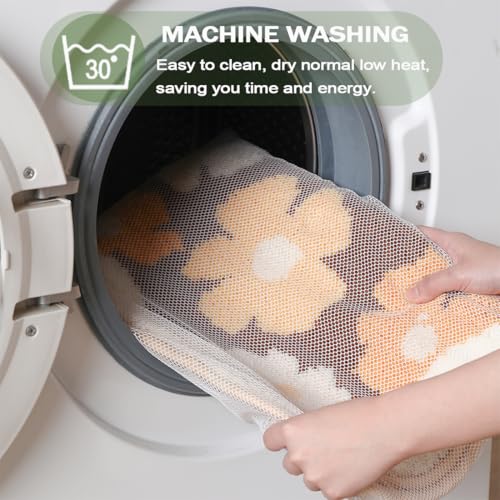 PTAEXCEL Floral U-Shaped Toilet Rug, Non-Slip Bath Mat Soft Plush Contour Bathroom Rug, Absorbent Microfiber Machine Washable for Toilet Base, 22 x 20 Inches Brown - color: Brown 22x20"