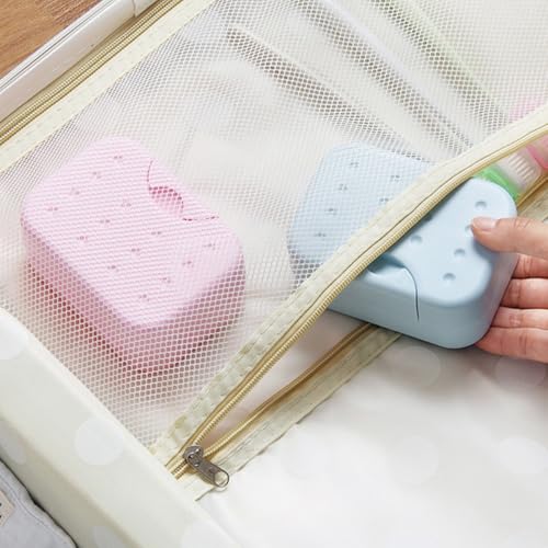 TOYANDONA 4pcs Travel Soap Box Set with Leakproof Lid Portable Plastic Bar Soap Holder Waterproof Washing Case for Bathroom and Outdoor Use