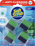 Soft Scrub in-Tank Toilet Cleaner Duo-Cubes, Alpine Fresh, 4Count (Pack of 7) - size: 4 Count (Pack of 7)