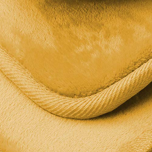 Clara Clark Bathroom Rug Set, 3 Piece Velvet Memory Foam Bath Mats with Non-Slip PVC Backing, Gold - color: Camel Gold, style: 17 x 24 + 20 x 32 + Contour