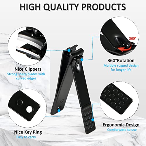 MINKINH Manicure Set Professional Nail Clipper Kit-26 Pieces Stainless Steel Manicure Kit,Nail Care Tools with Luxurious Travel Case (Brown) - color: Brown