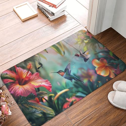 Bath Mat Cowhide Print Western Quick Dry Bathroom Rugs Non Slip Absorbent Shower Flannel Rug Floor Mat for Bathroom,Bathtub,Sink,Bedroom,16"X24" - color: Cay17