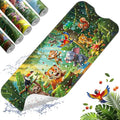 XIYUNTE Upgrade Baby Bath Mat Non Slip - 40"x16" Extra Long Kids Bath Mat for Tub Non Slip Bathtub Mat Eco-Friendly Toddler Bath Mats with Suction Cups, Machine Washable and No Fading, Animal Forest - color: H-animal Forest