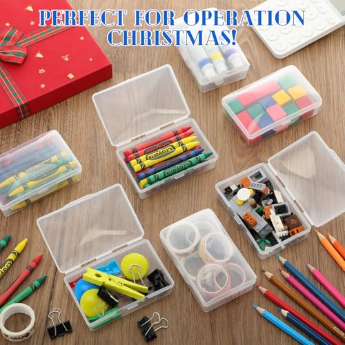 Reallnaive 36 Pcs Travel Soap Container Portable Plastic Soap Boxes Bulk with Lid Homeless Donations Bulk Gym Shower Tour Groups Hotel Outdoor Camping (Clear) - color: Clear