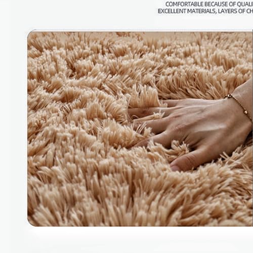 Soft Bathroom Carpet 3 Piece Bathroom Rugs and Mats Set Bath Mats Set with U-Shaped Toilet Floor Mat Rugs andToilet Lid Cover Mat (Brown) - color: Brown
