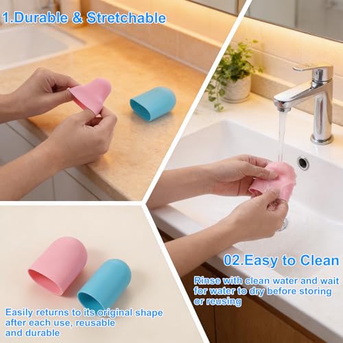JJUNW 12 Pack Silicone Bottle Covers for Travel, Traveling Toiletries Essentials Bottle Caps Elastic Sleeves for Leak Proofing,Travel Essential for Women Men