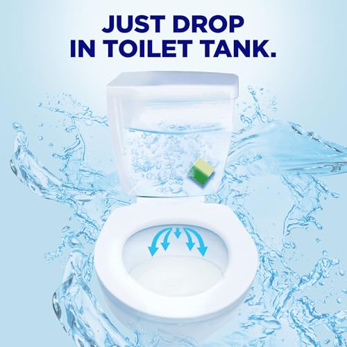 Soft Scrub In-Tank Toilet Cleaner Duo-Cubes, Lemon Fresh, Clear Water, 4 Ct, Cleans & Freshens, Helps Fight Toilet Ring, Hard Water & Limescale Stains - size: 4 Count (Pack of 1)