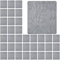 50 Pcs Disposable Urinal Mats for Men Bathroom Commercial Urinal Pads for Mens Room Toilet Mats Non Slip Water Absorption Deodorization Toilet Floor Protector from Urine, Gray (Square) - style: Square