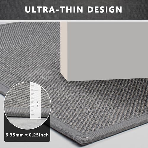 Large Bathroom Rugs Runner Quick Dry Bath Mat, Machine Washable Bathroom Rugs Ultra Thin Door Mat, 17" x 47" Grey Shower Rug - color: Grey, size: Runner(17"x47")