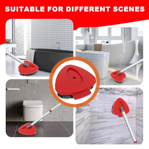 Upgrade Scrub Brush Replacement Head Compatible with O Cedar EasyWring 1 Tank Spin Mop, Mop Replace Head Brush,Scrubber Floor Cleaning Brush,More Layers of Bristles for Bathroom, Deck, Tile, Kitchen - color: Big 1 Pack