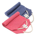 Evridwear Exfoliating Back Scrubber for Shower, Back Washer for Men Women | Loofah with Handle, Extended Length, Stretchable, Deep Cleansing for Hard-to-Reach Areas, Skin Massage (Blue+Pink) - size: Blue + Pink Back Scrubber