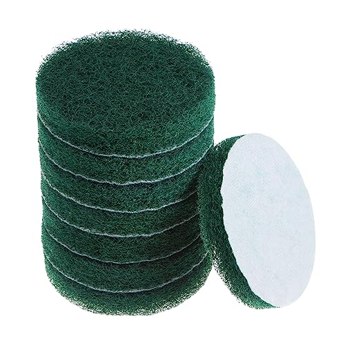 HARFINGTON 8pcs Drill Power Brush 4 Inch Tile Scrubber Scouring Pads 150-240 Grit for Bathroom Kitchen Household Cleaning - color: Green, size: 150-240 Grit