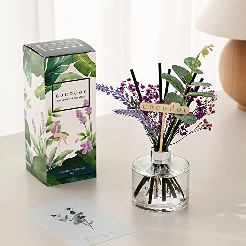 COCODOR Lavender Reed Diffuser/Garden Lavender / 6.7oz(200ml) / 1 Pack/Home Decor & Office Decor, Fragrance and Gifts - size: Lavender/6.7Ounce/1 Pack