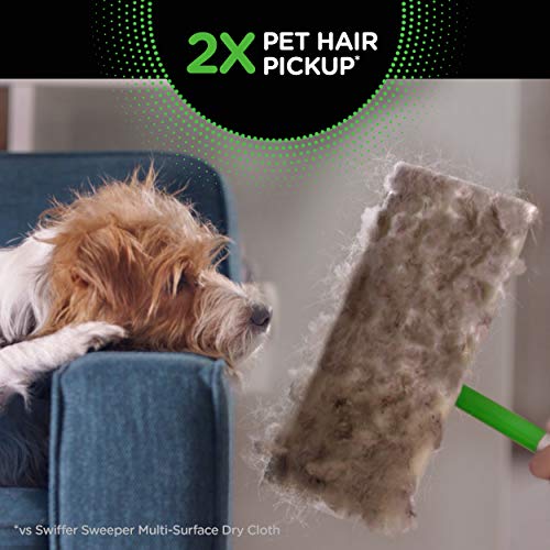 Sweep + Mop, Dry Pads Refill, Floor Cleaner for Dirt, Dust, Hair, Cleaning Cloths for Mopping Home, Bathroom, Kitchen, All Purpose Multi-Surface Floor Wipes, Heavy Duty, Pet, 32 Count - size: 32 Count (Pack of 1)
