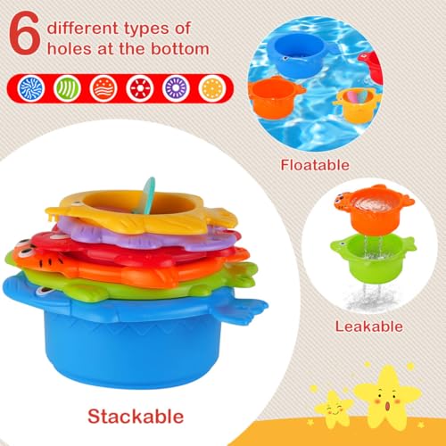 Bath Toy Set for Kids Toddlers Baby Bath Toys Fun Educational Floating Bathtub Playtime Accessories Gift Bath Toy - size: #3