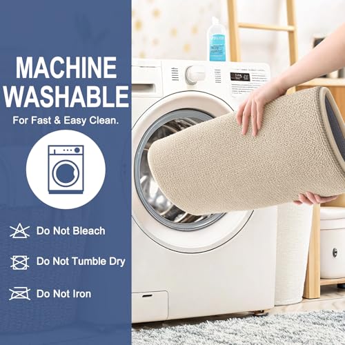 OLANLY Bathroom Rugs Sets 2 Piece, Soft Absorbent Memory Foam Bath Rug Set, Non-Slip, Quick Dry, Machine Washable Bath Mats for Bathroom, Home Decor Accessories (30"x20"+24"x16", Beige) - color: Beige, size: 30" X 20" + 24" X 16"