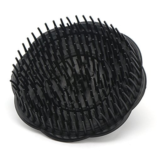 Segbeauty Mens Shampoo Brush, 4pcs Scalp Massage Brushes, Massage Hair Brush Floriated Shower Comb for Deep Cleaning Hair Men's Hand Brush Plastic Growth Beard Brush Pet Grooming Round Palm Brush