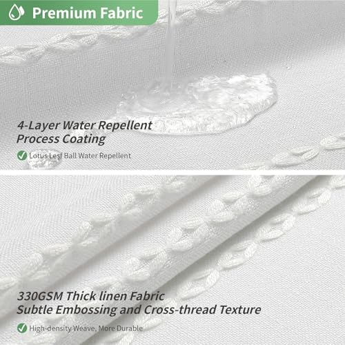 eachope No Hook Stall Shower Curtain with Snap-in Fabric Liner - 54x80 Heavy-Duty Linen Textured Striped Design,Narrow Rustic Modern Farmhouse Bohemian Bathroom Curtain,Water-Repellent,White - color: White, size: 54"W x 80"L (Pack of 1)