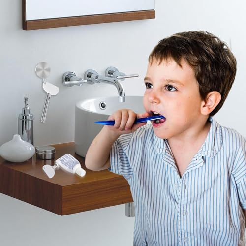 3 Pcs Toothpaste Tube Squeezers,Stainless Steel Toothpaste Squeezer,Metal Manual Dispenser Roller Tube Wringer,Tube Key Tooth Paste Squeezer for Home Toothpaste Paint,Cream, Cosmetic and Hair Dye - color: Silver